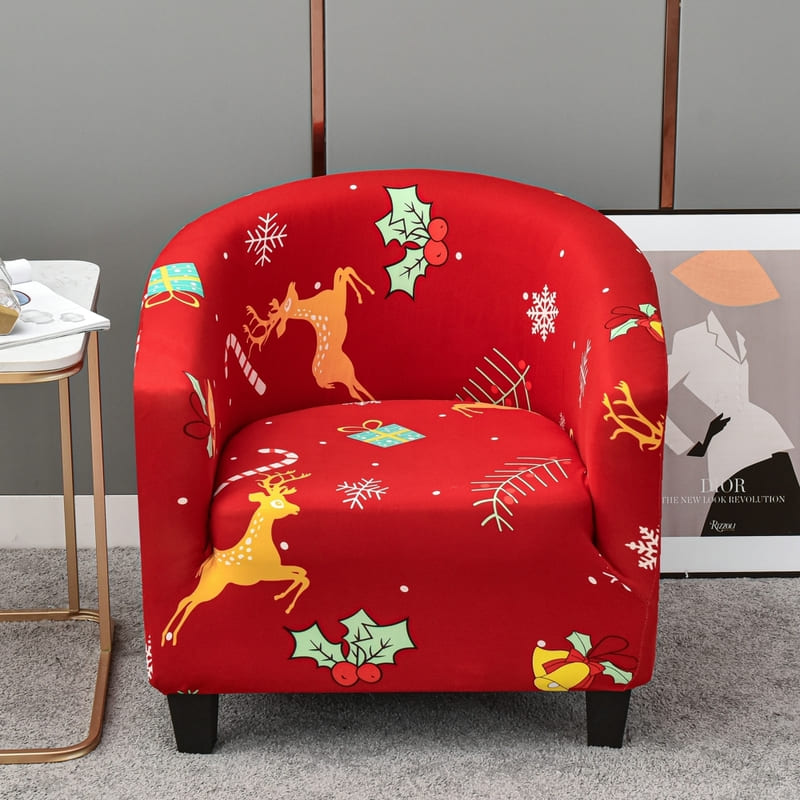 Housse fauteuil Cabriolet <br> Renne de Noël
