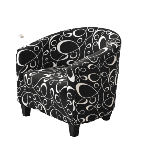 Housse fauteuil Cabriolet <br> Tendance Noir