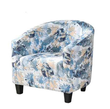 Housse fauteuil Cabriolet <br> Tropicale Bleu Ciel