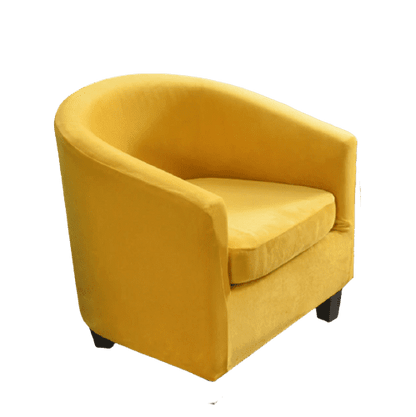 Housse fauteuil Cabriolet <br> Velours Jaune