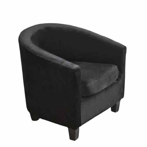 Housse fauteuil Cabriolet <br> Velours Noir