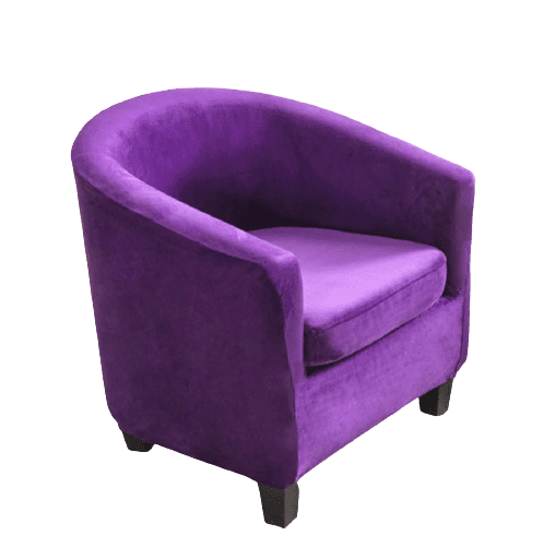 Housse fauteuil Cabriolet <br> Velours Violet