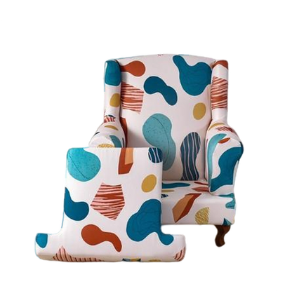 Housse fauteuil <br> Crapaud Colorée