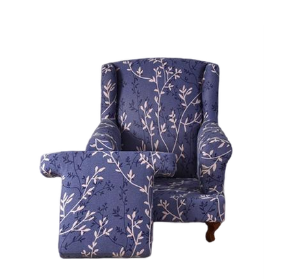 Housse fauteuil Crapaud <br> Fleurie Rose