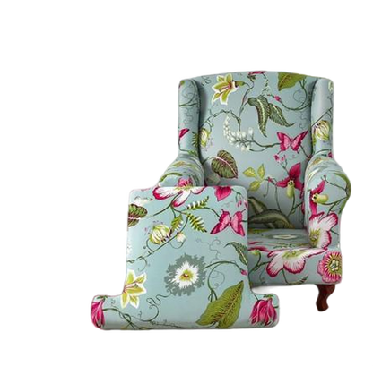 Housse fauteuil <br> Crapaud Fleurie