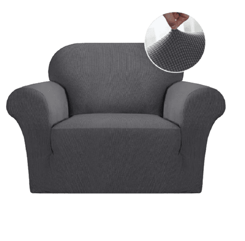 Housse fauteuil <br> Gris Foncé