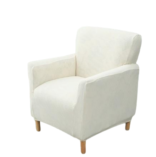 Housse fauteuil Scandinave <br> Blanc