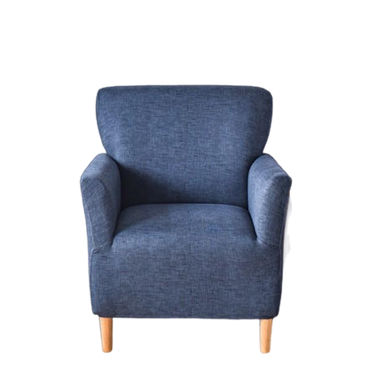 Housse fauteuil Scandinave <br> Bleu Foncé
