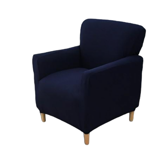 Housse fauteuil Scandinave <br> Bleu Nuit