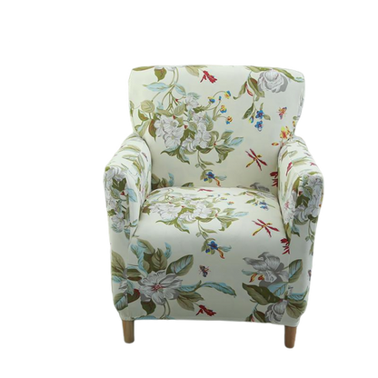 Housse fauteuil Scandinave <br> Fleurie