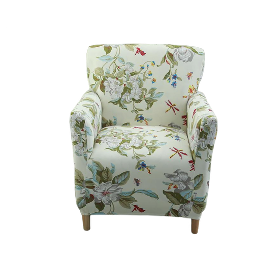 Housse fauteuil Scandinave <br> Fleurie