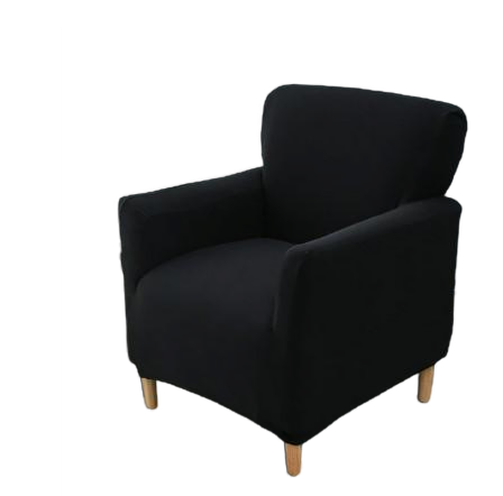Housse fauteuil Scandinave <br> Noir