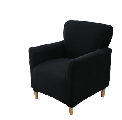 Housse fauteuil Scandinave <br> Noir