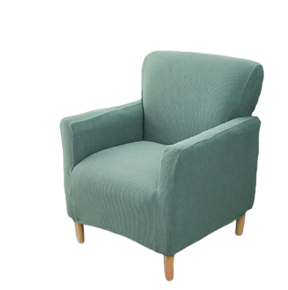 Housse fauteuil Scandinave <br> Vert Cyan