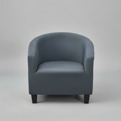 Housse de Fauteuil Universelle Extensible - Couleur Gris Acier Élégant