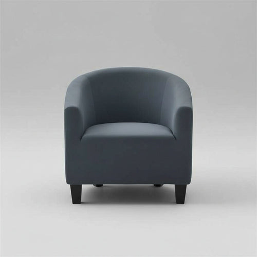 Housse de Fauteuil Universelle Extensible - Couleur Gris Acier Élégant