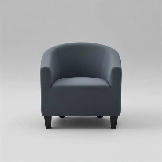 Housse de Fauteuil Universelle Extensible - Couleur Gris Acier Élégant