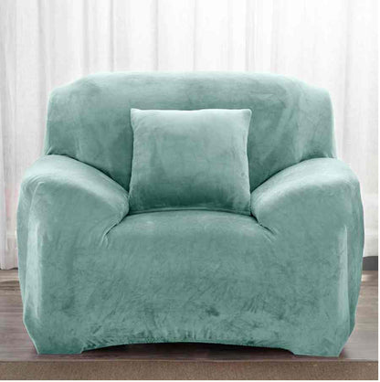 Housse fauteuil <br> Velours Vert Menthe