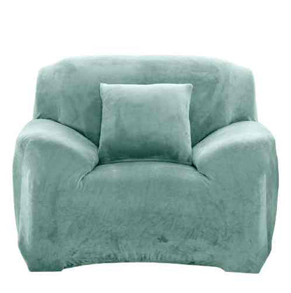 Housse fauteuil <br> Velours Vert Menthe