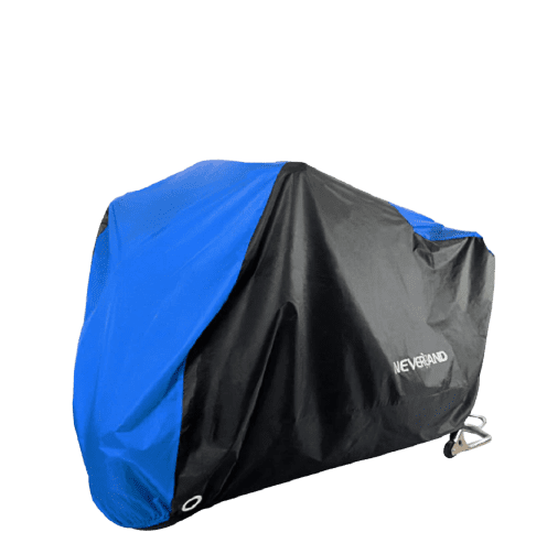 Housse moto <br> Noir et Bleu