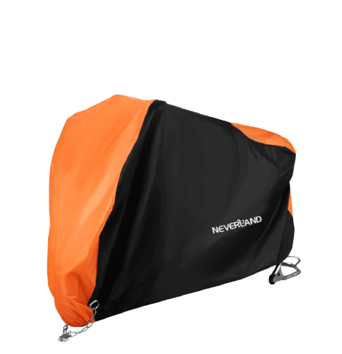 Housse moto <br> Noir et Orange