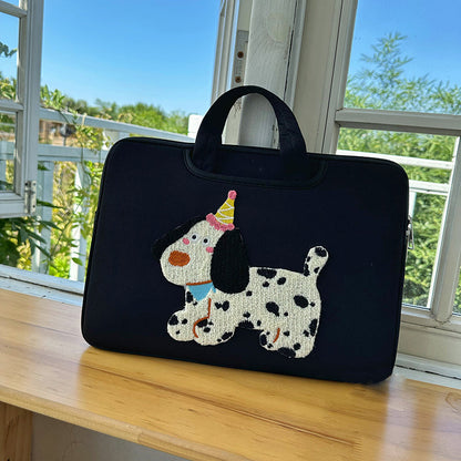 Housse ordinateur 14 Pouces <br> Chien Festif