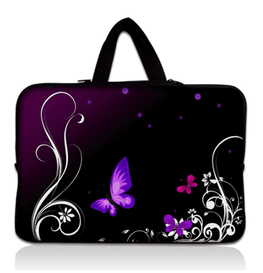 Housse ordinateur <br> Papillon
