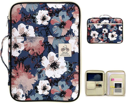 Housse ordinateur 13 pouces <br> Fleurie