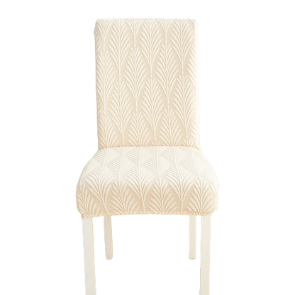 Housse de chaise <br> Florale Beige