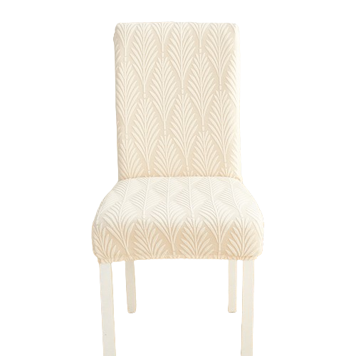 Housse de chaise <br> Florale Beige