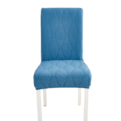 Housse de chaise <br> Florale Bleue