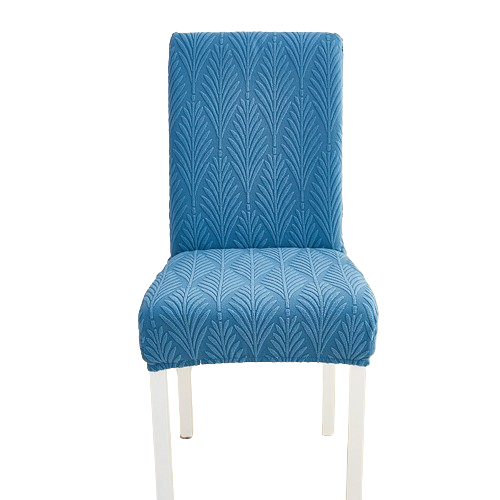 Housse de chaise <br> Florale Bleue