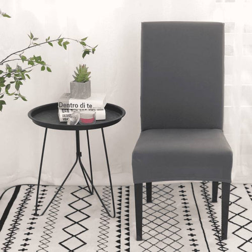 Housse de Chaise Extensible Universelle - Gris