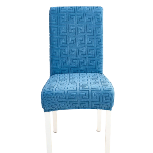 Housse de chaise <br>  Labyrinthe Bleu