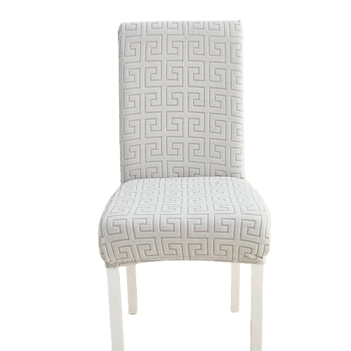 Housse de chaise <br>  Labyrinthe Gris Clair