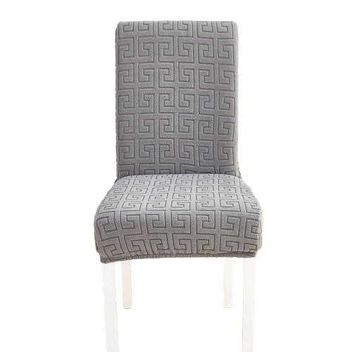 Housse de chaise <br>  Labyrinthe Gris