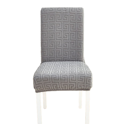 Housse de chaise <br>  Labyrinthe Gris