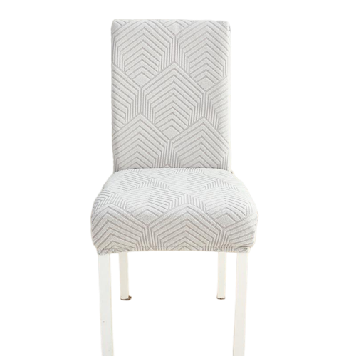 Housse de chaise <br>  Losange Gris Clair