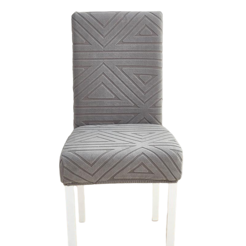 Housse de chaise <br> Triangle Gris