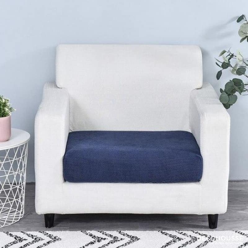 Housse Pour Coussin d'Assise de Canapé - Navy