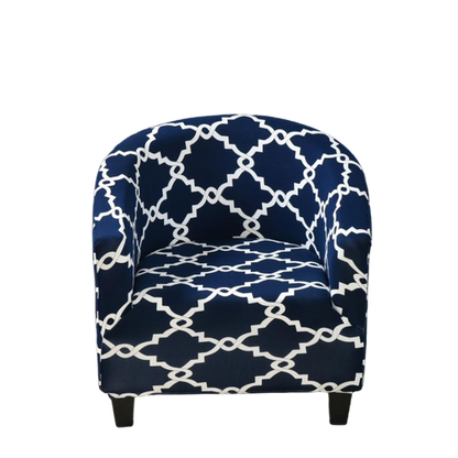 Housse fauteuil Cabriolet <br> Extensible Bleu Marine