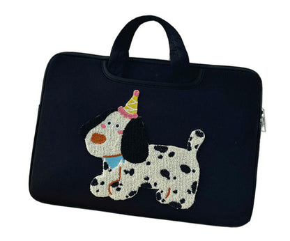 Housse ordinateur 14 Pouces <br> Chien Festif