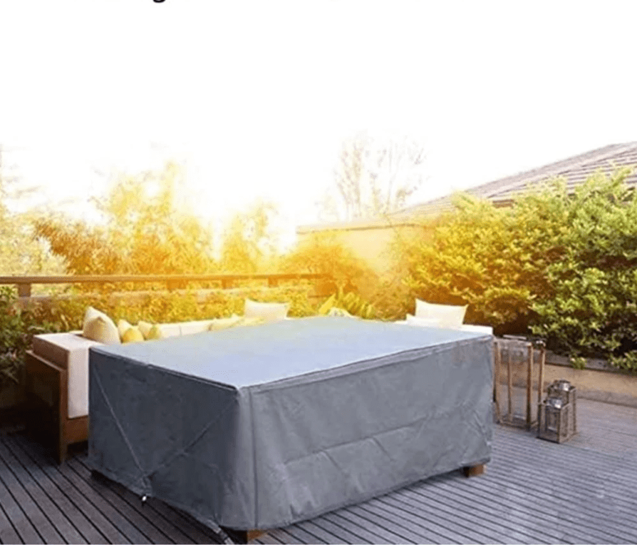 Housse Salon de Jardin <br> Argenté