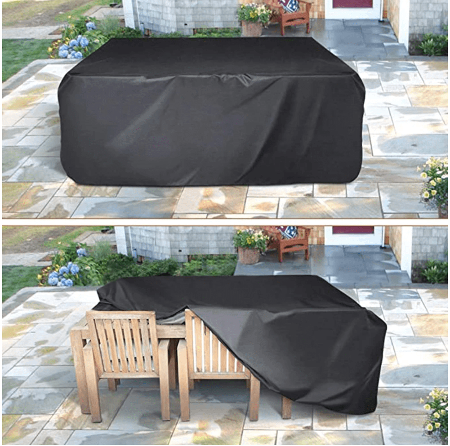 Housse Salon de Jardin <br> Noir