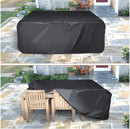 Housse Salon de Jardin <br> Noir
