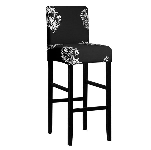 Housse de Tabouret <br> Baroque Noir