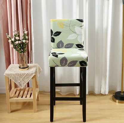 Housse de Tabouret <br> Feuillage Vert