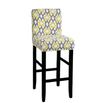 Housse de Tabouret <br> Géométrique Jaune