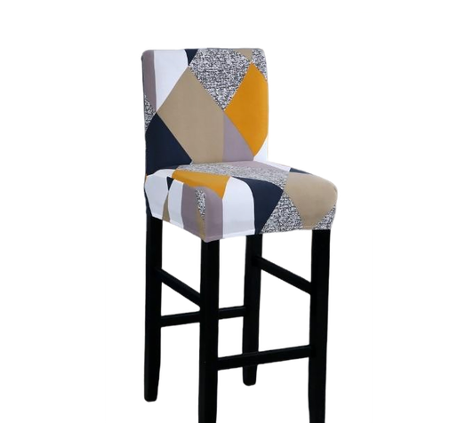 Housse de Tabouret <br> Géométrique