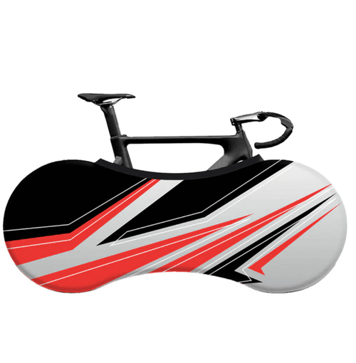 Housse vélo <br> Noir et Rouge